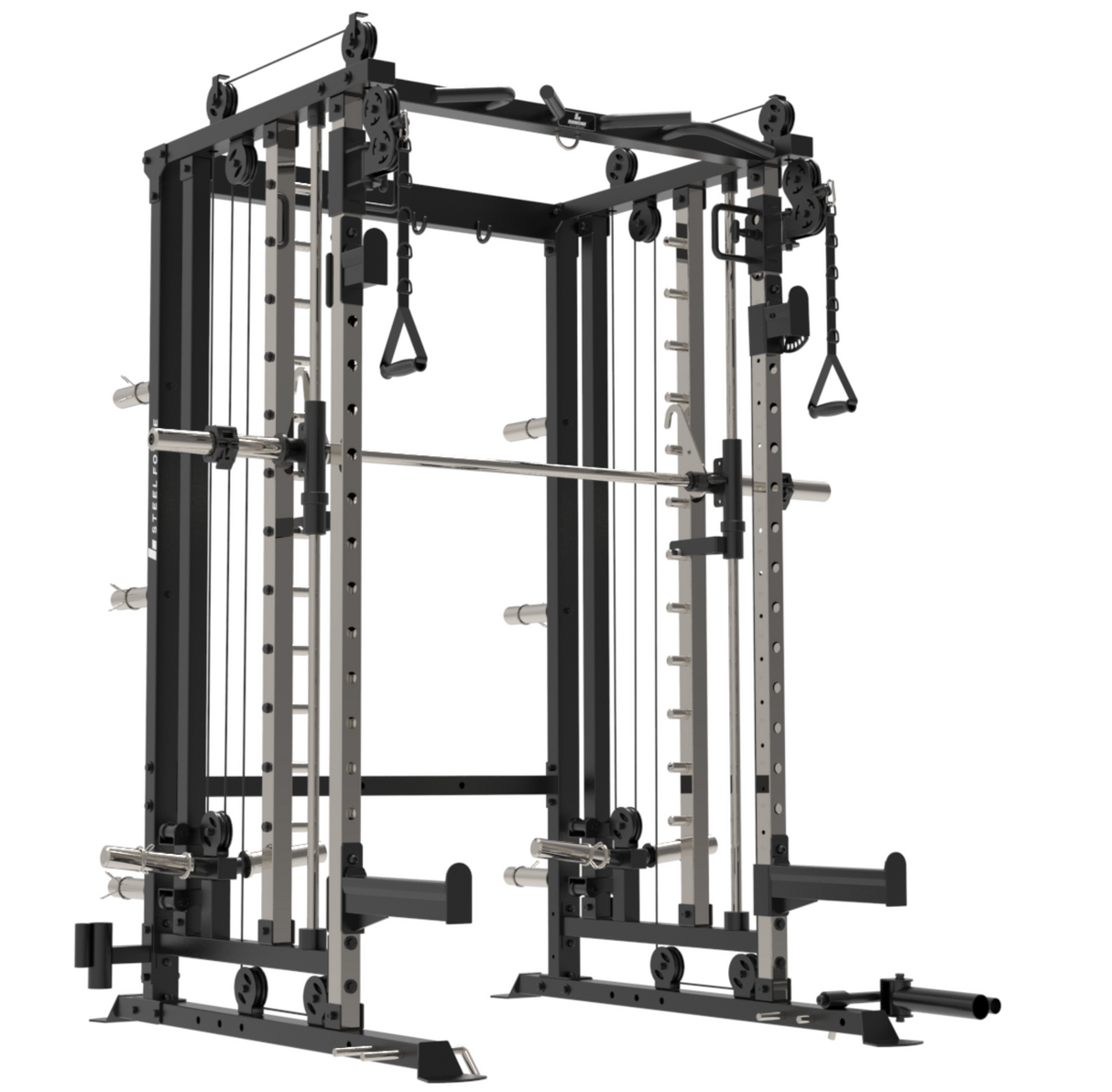 Binom Steel Force B6 Multigimnasio, Multipower, Doble Polea y Accesorios