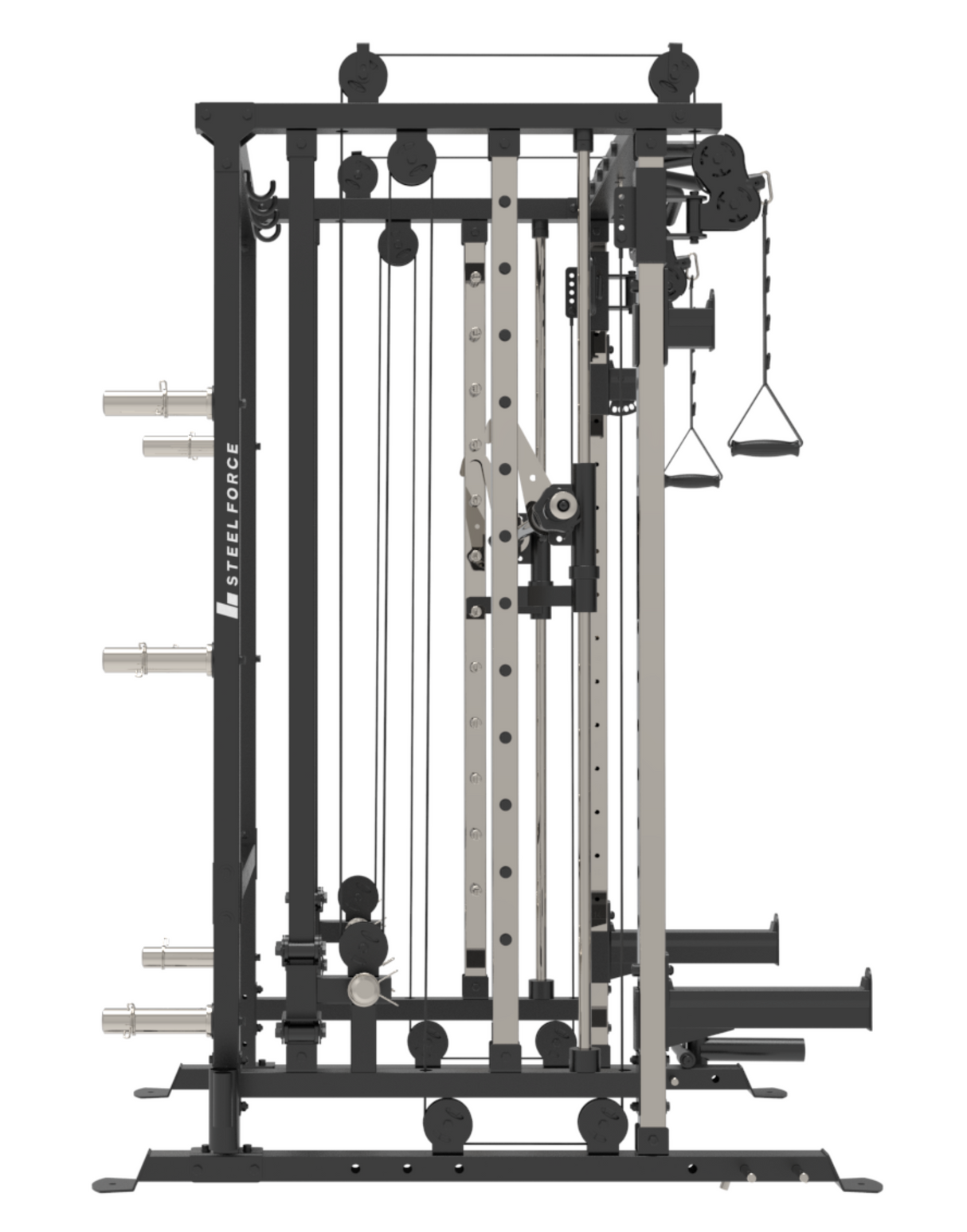 Binom Steel Force B6 Multigimnasio, Multipower, Doble Polea y Accesorios