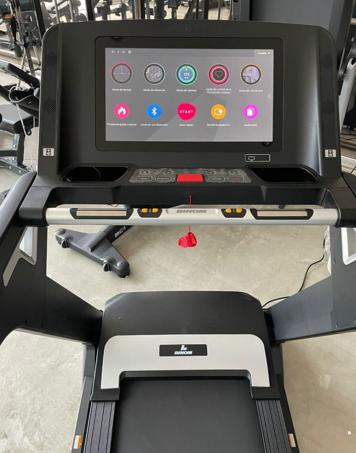 BT2S Cinta de Correr Semiprofesional Pantalla Táctil 18.5\" Android Binom